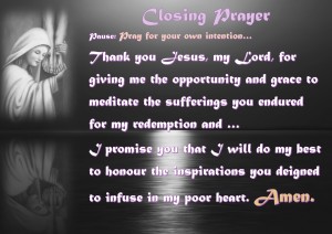 closing prayer