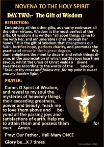 Novena to the holy spirit